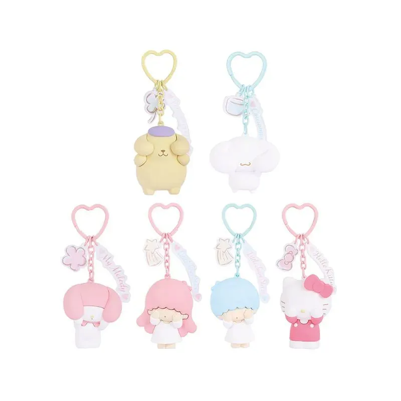 Breloc cu figurina surpriza MINISO, seria Sanrio Covering-Face Blind Box Geekmall #1