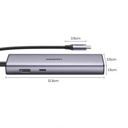 Adaptor multifunctional UGREEN USB C CM512 #Geekmall #3