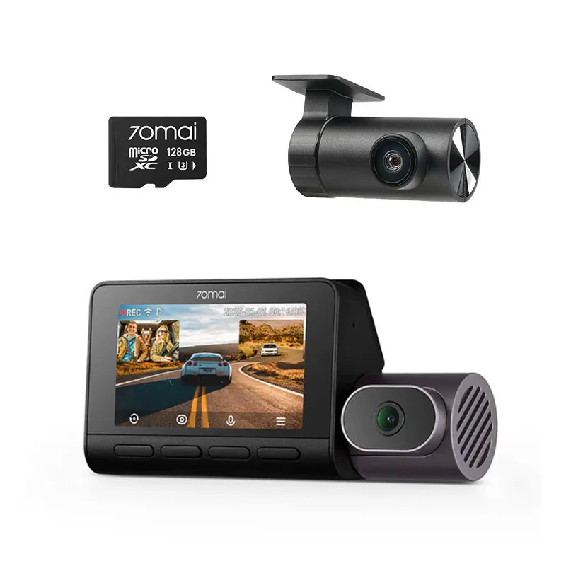 Set 2 camere 70mai Dash Cam 4K T800 cu 3 obiective Geekmall #1