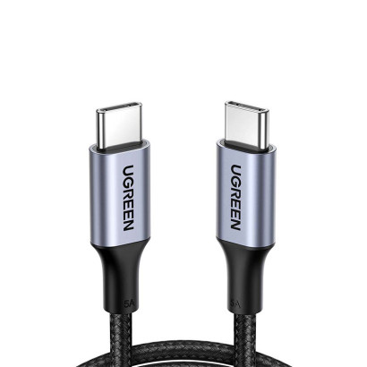 Cablu de incarcare si date UGREEN USB-C la USB-C, 1 m Blacktech #1