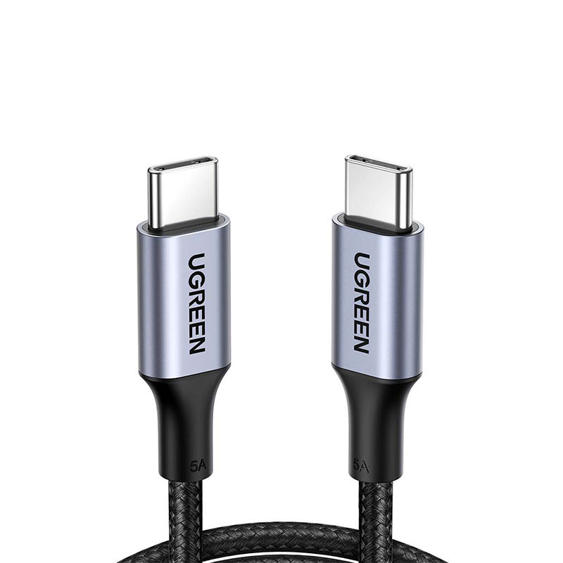 Cablu de incarcare si date UGREEN USB-C la USB-C, 1 m Blacktech #1