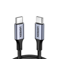 Cablu de incarcare si date UGREEN USB-C la USB-C, 1 m Blacktech #1