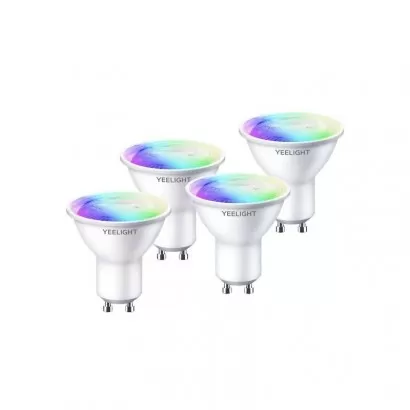 Set 4 Becuri Yeelight LED GU10 Smart Bulb W1