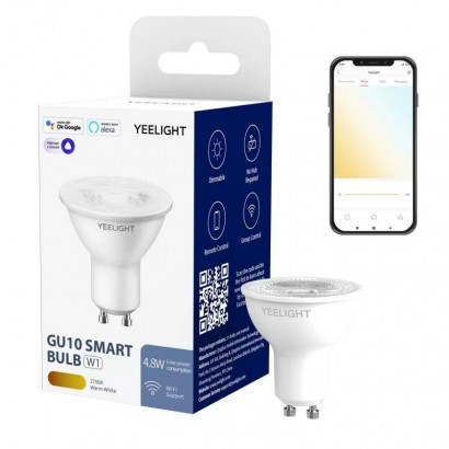 Bec Yeelight LED GU10 Smart Bulb W1, White