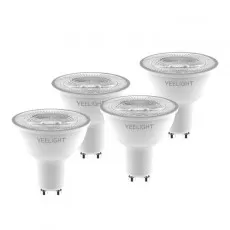 Set 4 becuri Yeelight LED GU10 Smart Bulb W1, White