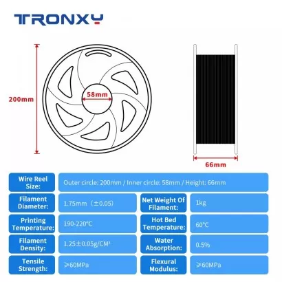 Filament Tronxy PLA...