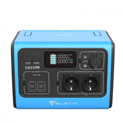 Generator portabil BLUETTI POWEROAK EB55, Blue