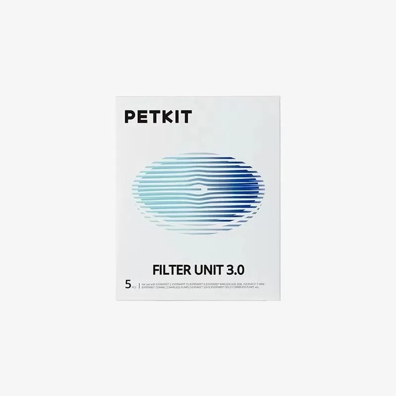 Set 5 filtre 3.0 pentru PETKIT Eversweet2,Eversweet2S,Eversweet3,Eversweet 3 Pro,Eversweet SOLO,Eversweet SOLO 2, SOLO SE