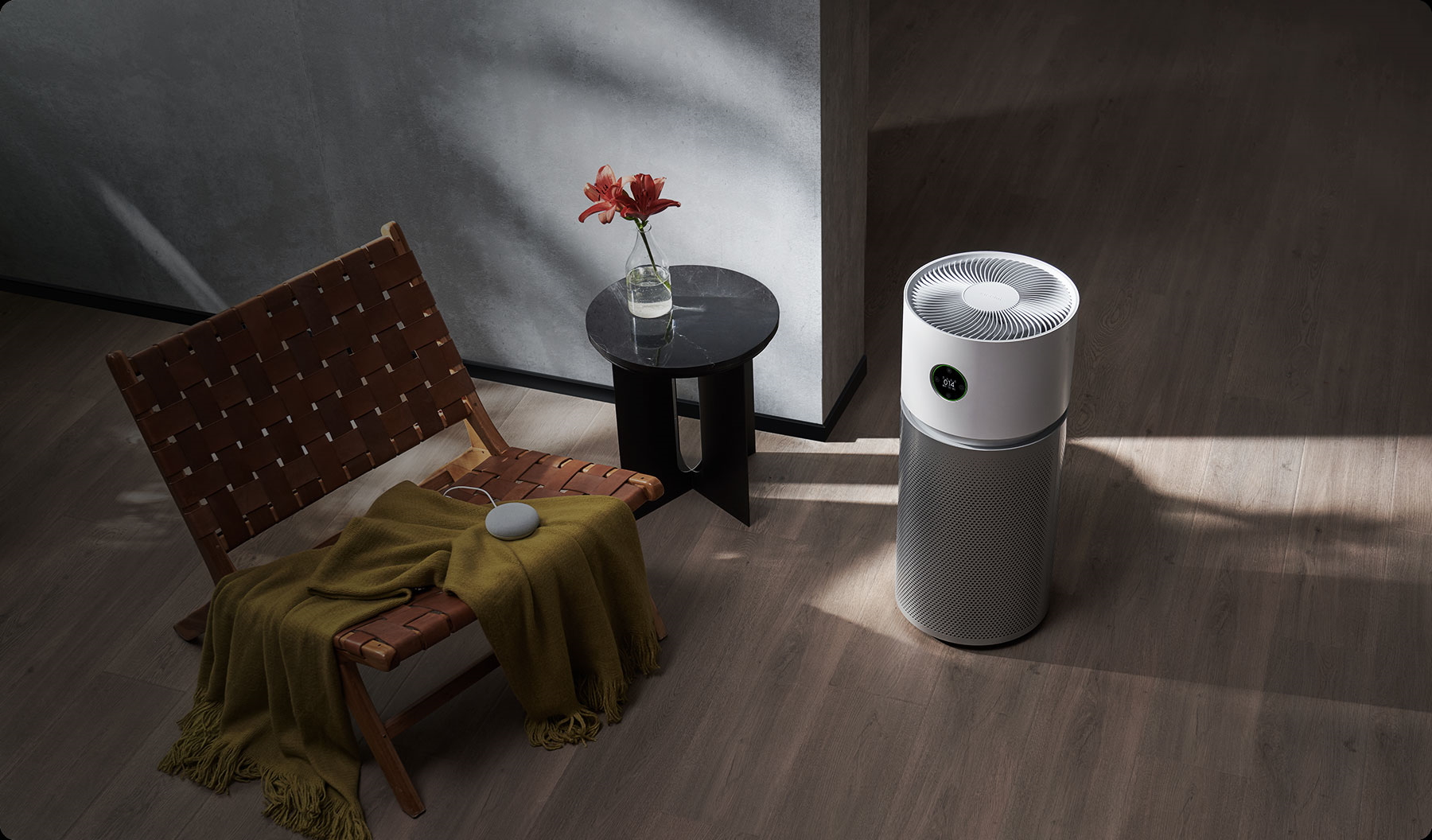 Purificator aer Xiaomi Smart Air Purifier Elite EU, 600m3/ora CADR, Google Assistant si Alexa, Touch screen