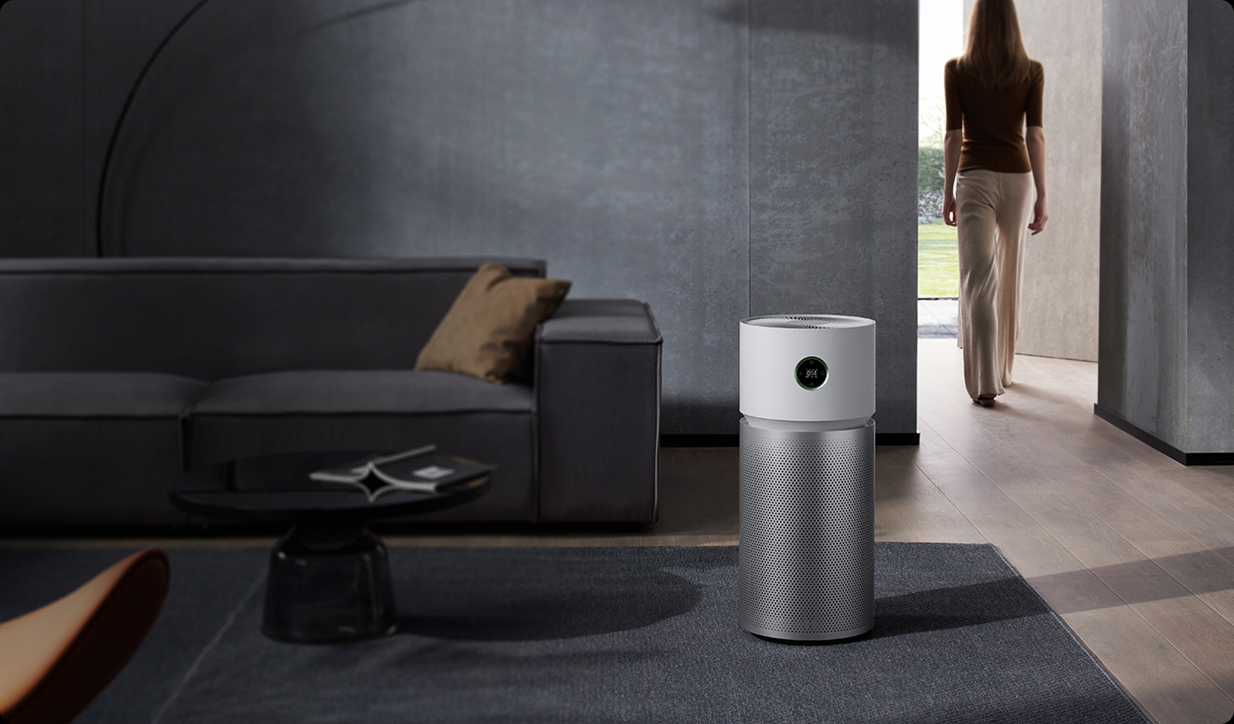 Purificator aer Xiaomi Smart Air Purifier Elite EU, 600m3/ora CADR, Google Assistant si Alexa, Touch screen