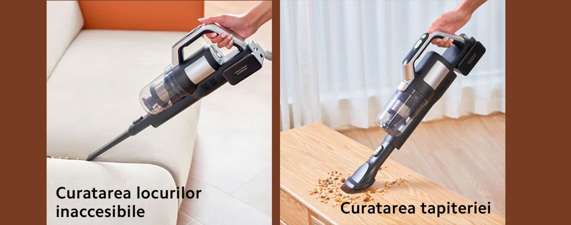 Aspirator vertical fara fir Jimmy PW11 Pro Max 5-in-1 Cordless Wet & Dry Vacuum Cleaner, putere 460W, autonomie 80 min