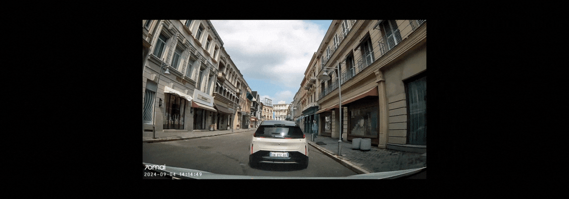 Camera auto 70mai Dash Cam M310, rezolutie camera 1269P, unghi vizualizare 130°
