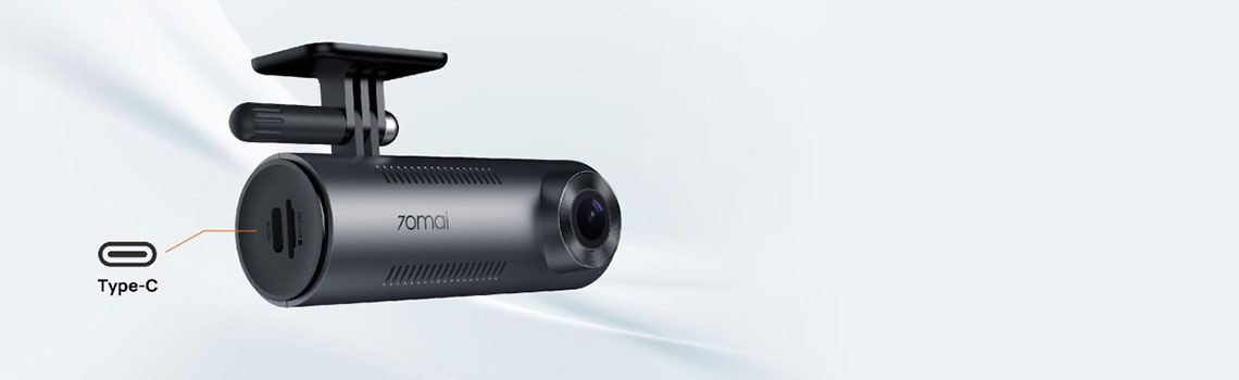 Camera auto 70mai Dash Cam M310, rezolutie camera 1269P, unghi vizualizare 130°