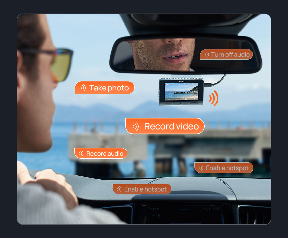 Camera auto 70mai Dash Cam 4K A800SE