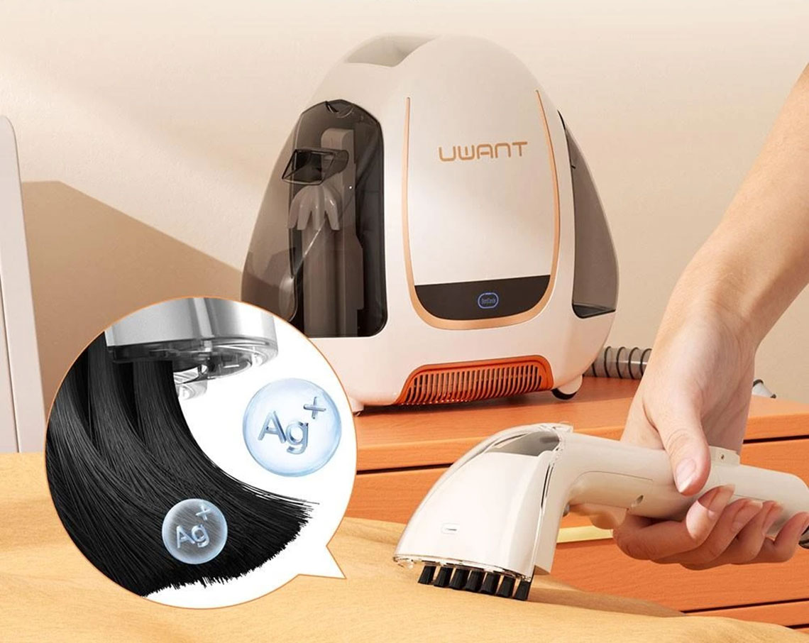 Aspirator multifunctional UWANT B100-S aspirare si spalare, multisuprafete,12Kpa, elimina acarienii si bacteriile, autocuratare