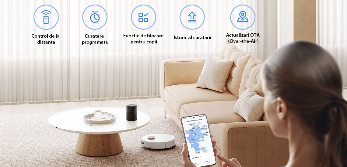 Aspirator robot cu mop Xiaomi Robot Vacuum S40