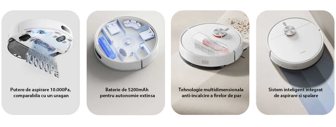 Aspirator robot cu mop Xiaomi Robot Vacuum S40