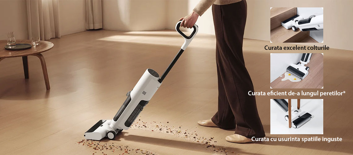 Aspirator vertical fara fir cu spalare Xiaomi Truclean W20