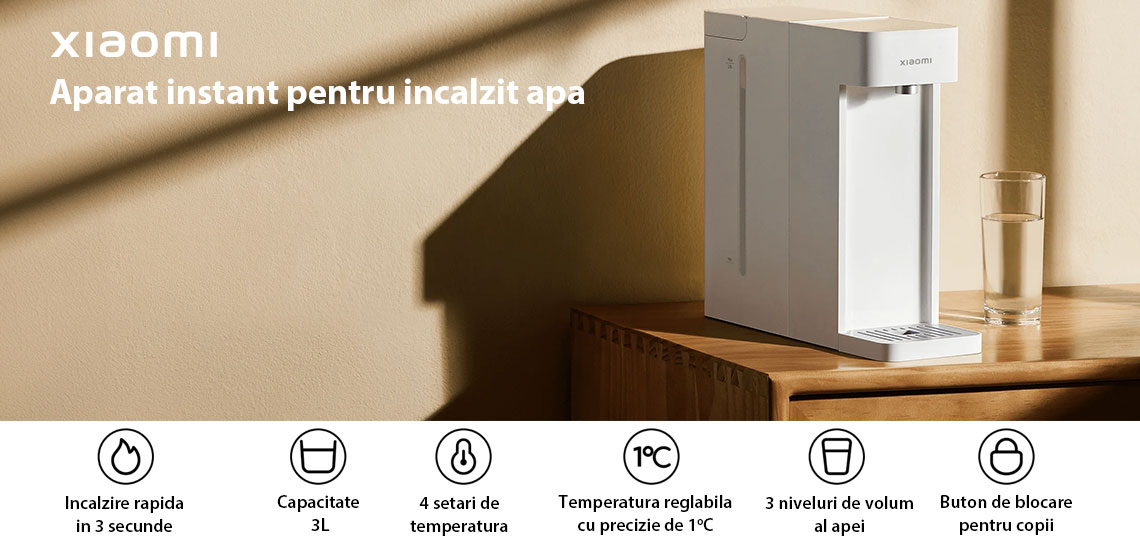Aparat instant pentru incalzit apa Xiaomi Instant Hot Water Dispenser