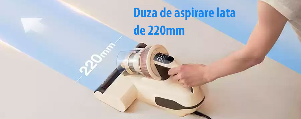 Aspirator antiacarieni Jimmy Anti-Mite Vacuum Cleaner BX6 Lite, putere 600W