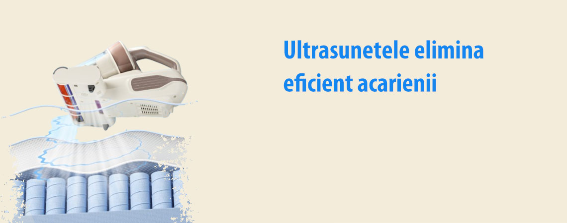 Aspirator antiacarieni Jimmy Anti-Mite Vacuum Cleaner BX6 Lite, putere 600W