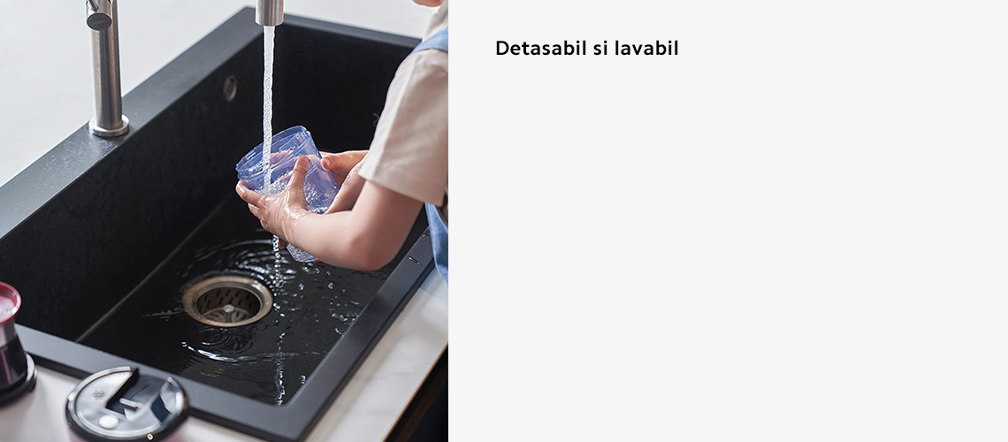 Detasabil si lavabil  Demonteaza si spala