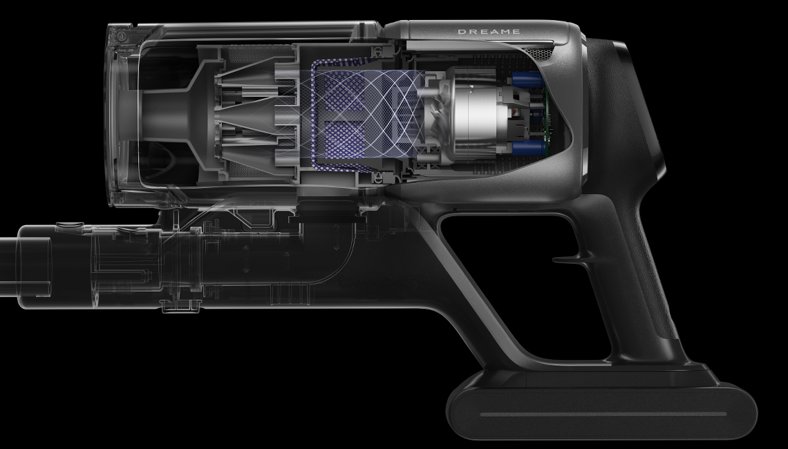 Aspirator vertical fara fir Dreame Z30 Cordless Stick Vacuum, 22.000Pa, 3200mAh, autonomie 90 min
