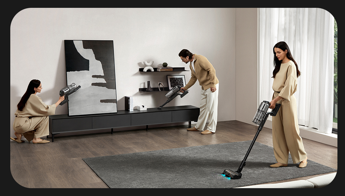 Aspirator vertical fara fir Dreame Z30 Cordless Stick Vacuum, 22.000Pa, 3200mAh, autonomie 90 min