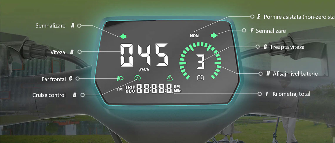 Trotineta electrica pliabila KUKIRIN A1 Electric Scooter