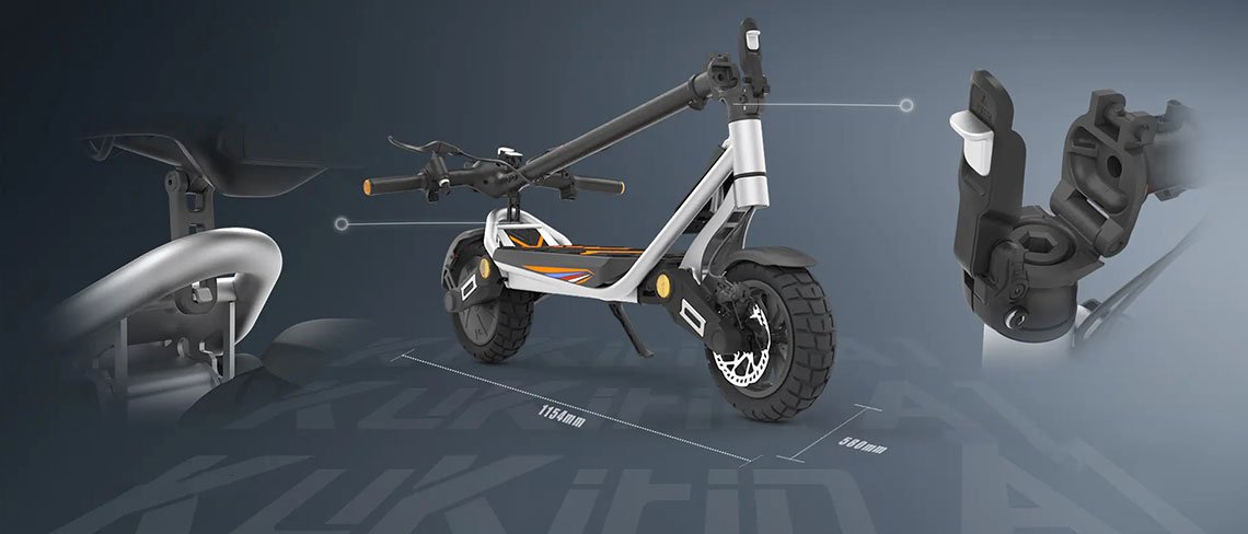 Trotineta electrica pliabila KUKIRIN A1 Electric Scooter