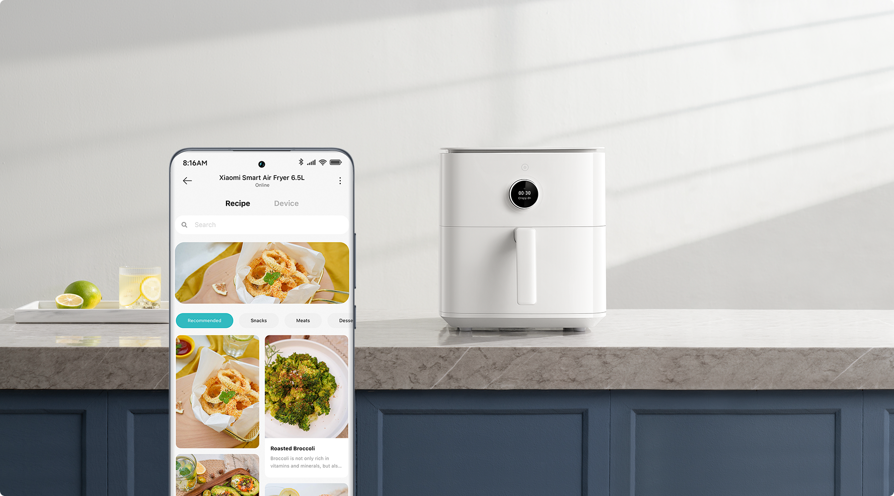 Friteuza cu aer cald Xiaomi Smart Air Fryer 6.5L