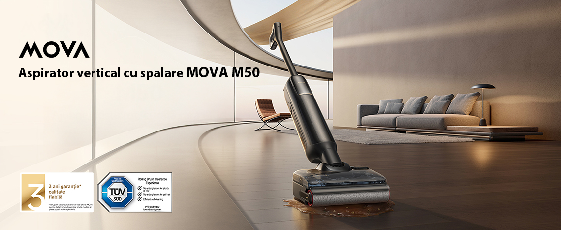 Aspirator vertical cu spalare Mova M50 Wet and Dry Vacuum Cleaner