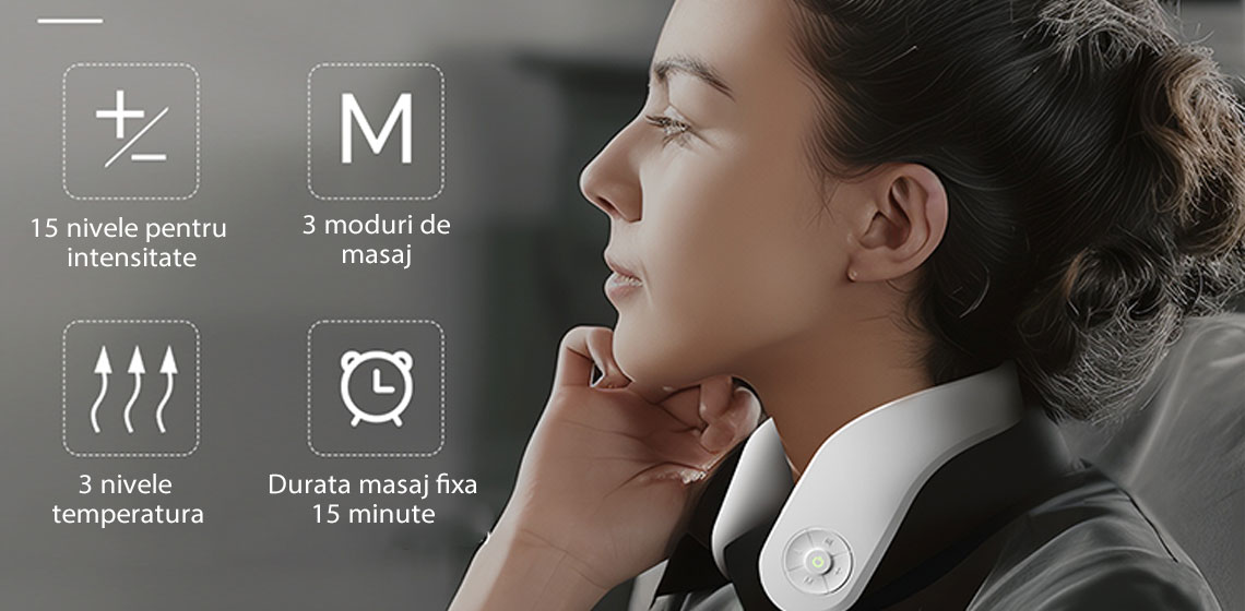 Aparat de masaj cervical ENCHEN JEEBACK Neck massager K1