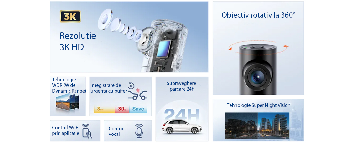 Camera auto 70mai Dash Cam M310 Plus