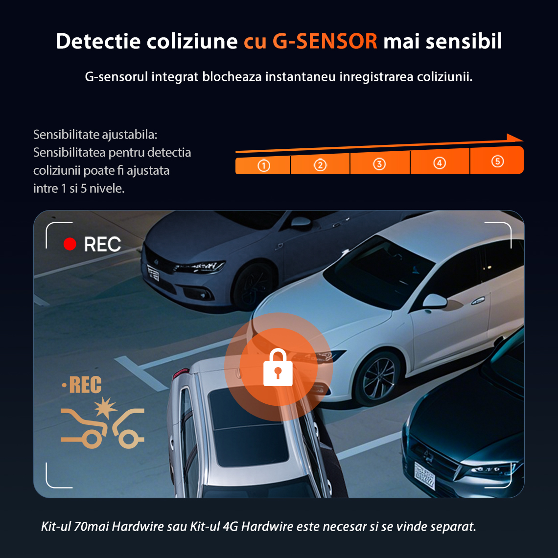 Camera auto 70mai Dash Cam 4K M800