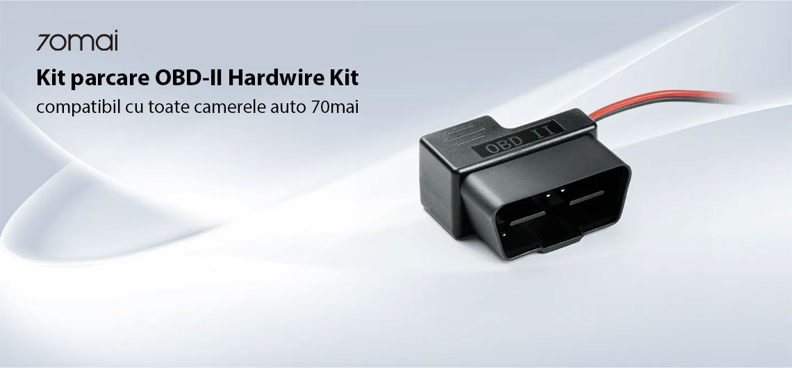 Kit parcare 70mai OBD-II Hardwire are urmatoarele caracteristici: