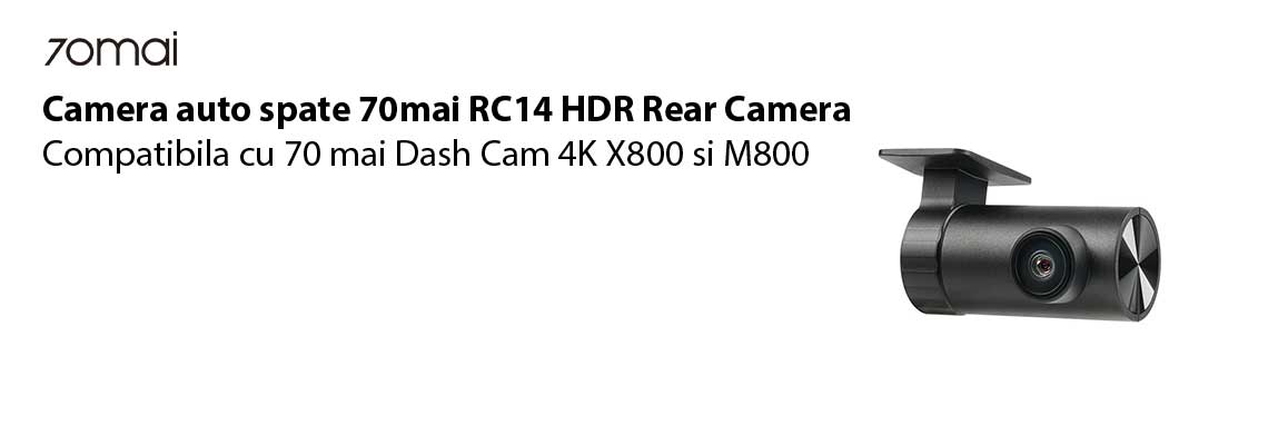 Camera auto spate 70mai RC14 HDR Rear Camera
