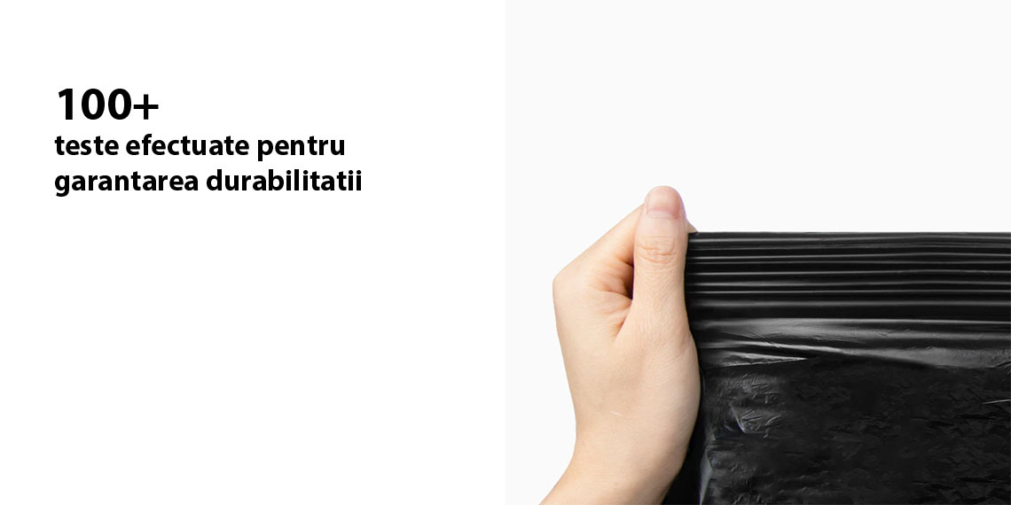 100+ teste efectuate pentru garantarea durabilitatii