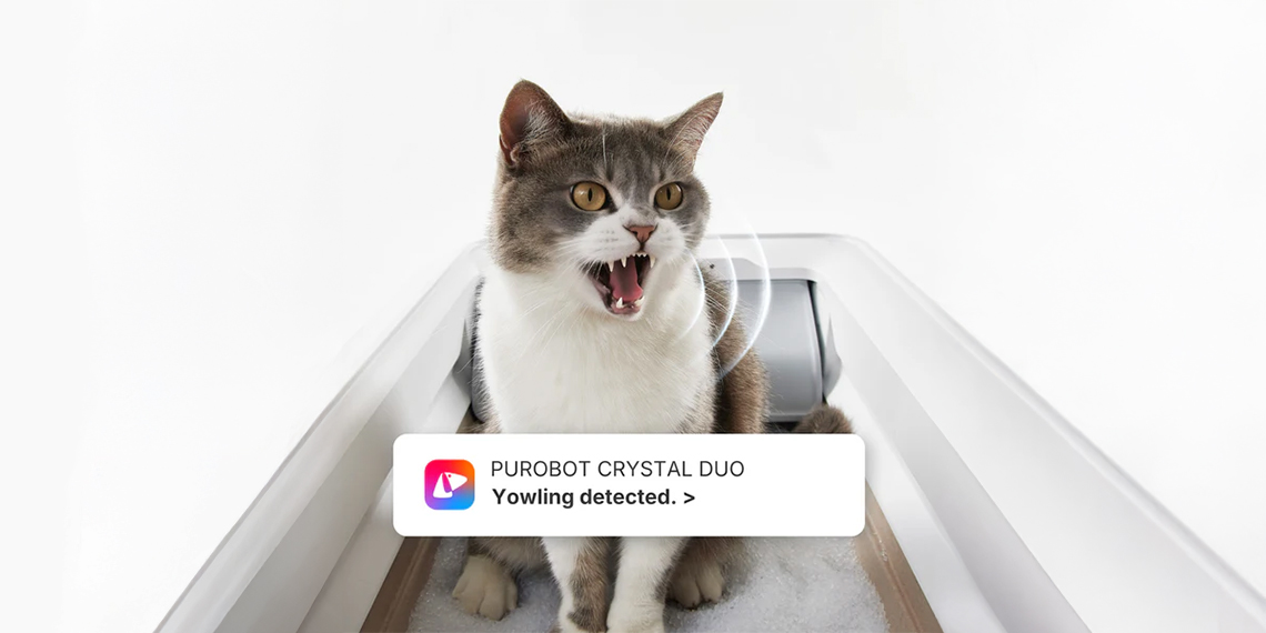 Litiera smart cu autocuratare PETKIT T7 Purobot Crystal Duo