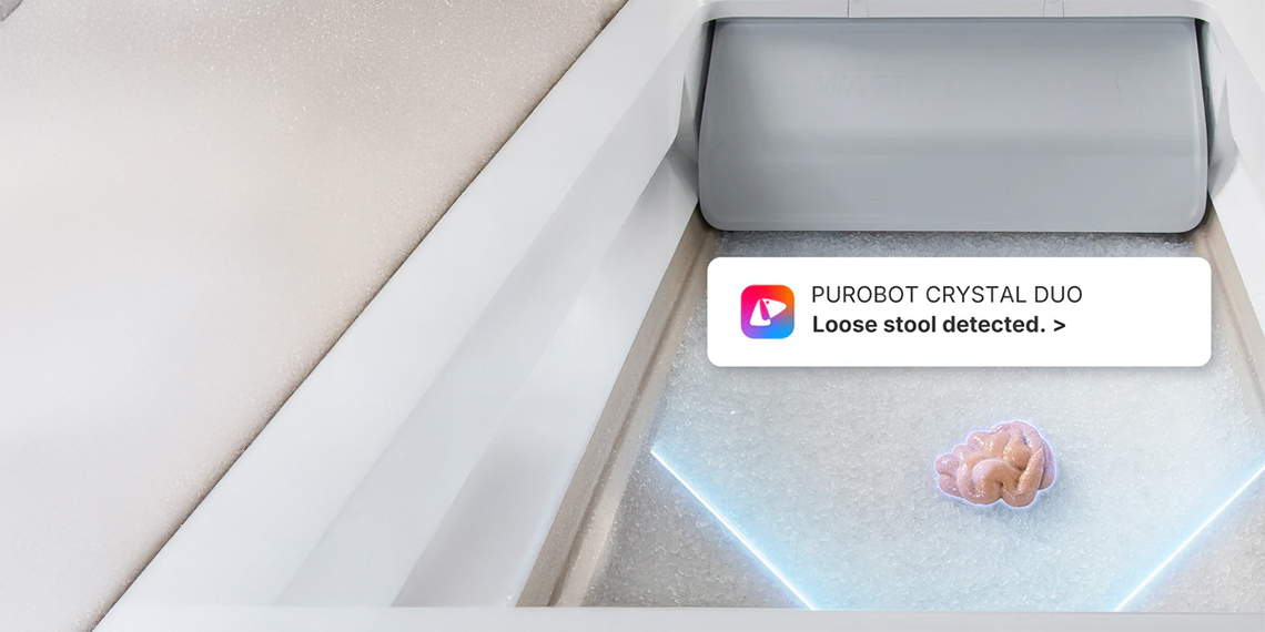 Litiera smart cu autocuratare PETKIT T7 Purobot Crystal Duo
