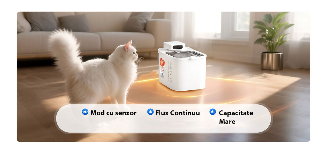 Fantana apa pentru animale de companie PETKIT Cordless Eversweet Max 2 UVC