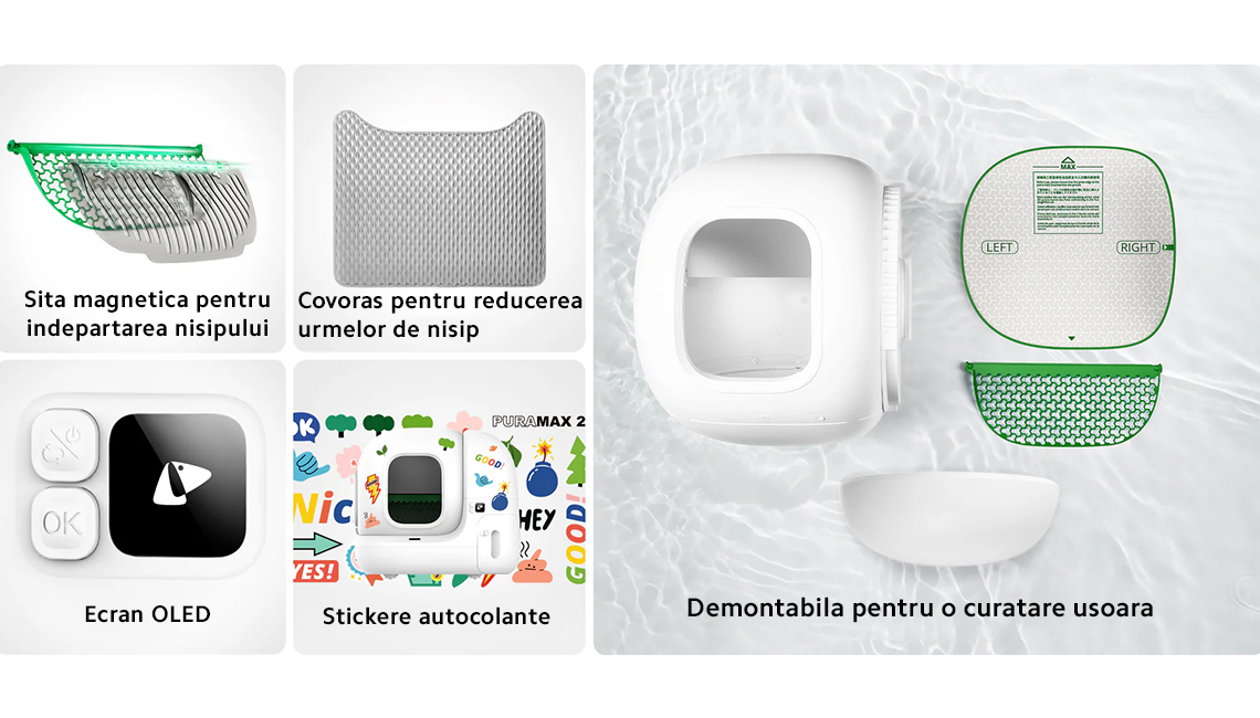 Litiera smart PetKit Pura Max 2 pentru pisici