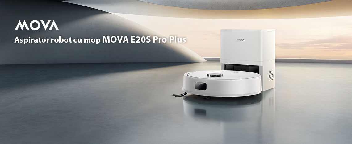 Aspirator robot cu mop MOVA E20S Pro Plus Robot Vacuum Cleaner