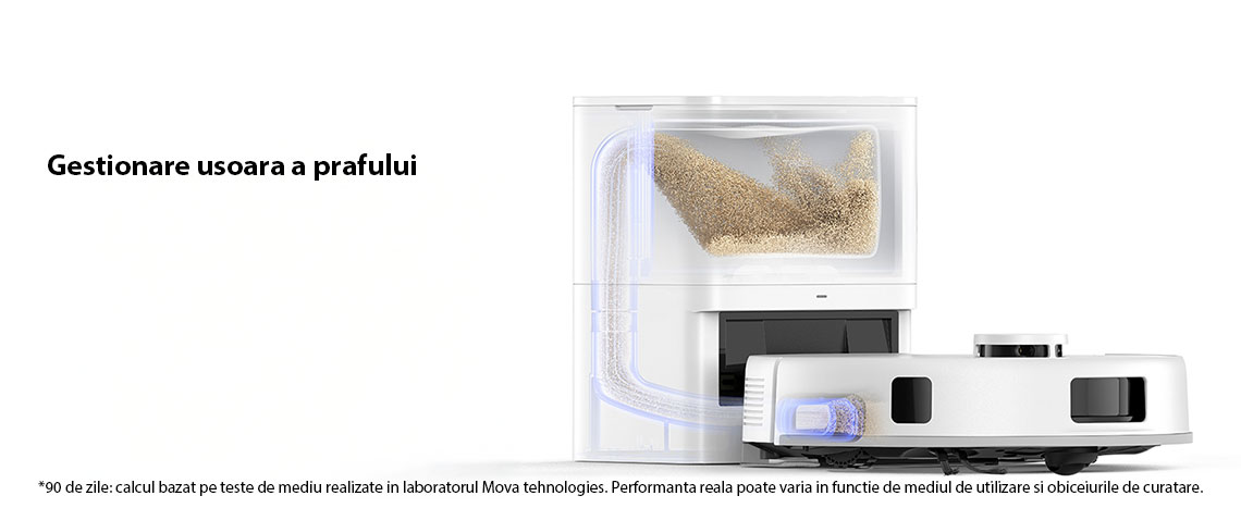 Aspirator robot cu mop MOVA E20S Pro Plus