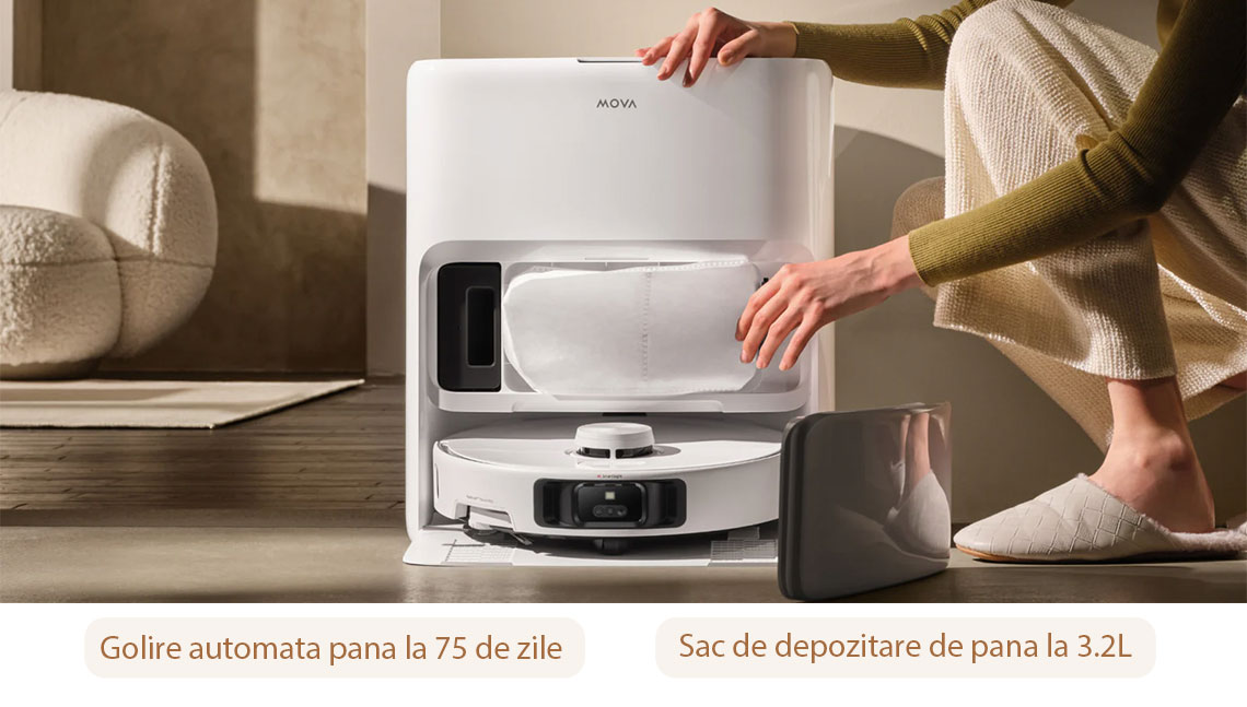 Aspirator robot cu mop Mova P50 Pro Ultra