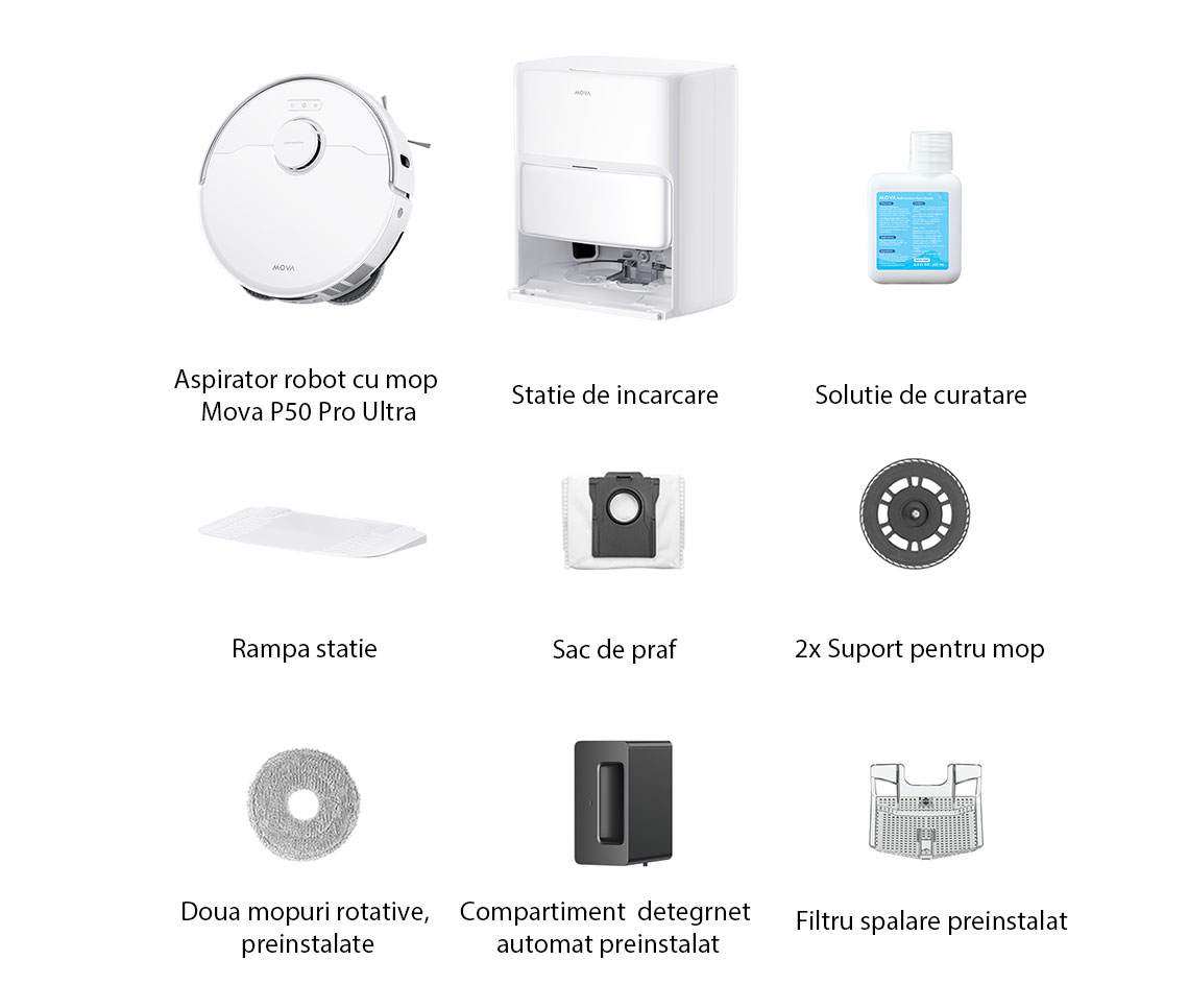 Aspirator robot cu mop Mova P50 Pro Ultra
