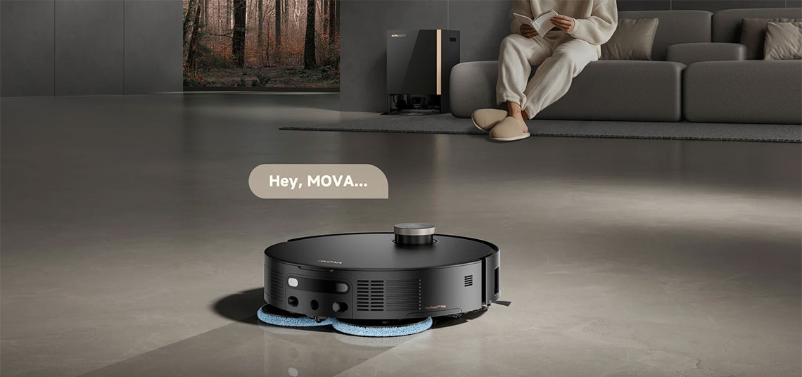 Aspirator robot cu mop MOVA Mobius 60 Wet and Dry Robotic Vacuum Cleaner