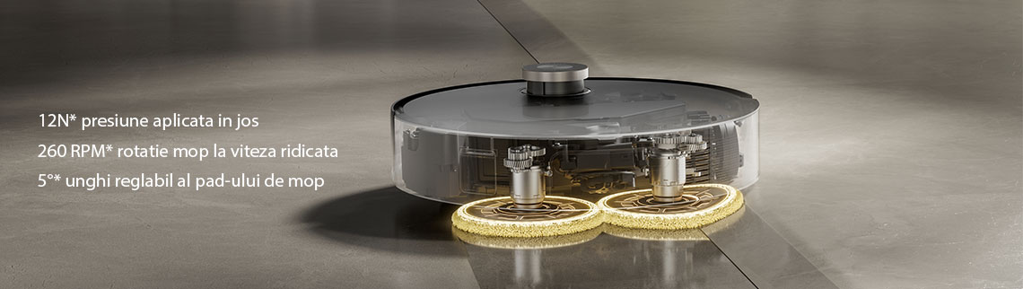 Aspirator robot cu mop MOVA Mobius 60 Wet and Dry Robotic Vacuum Cleaner