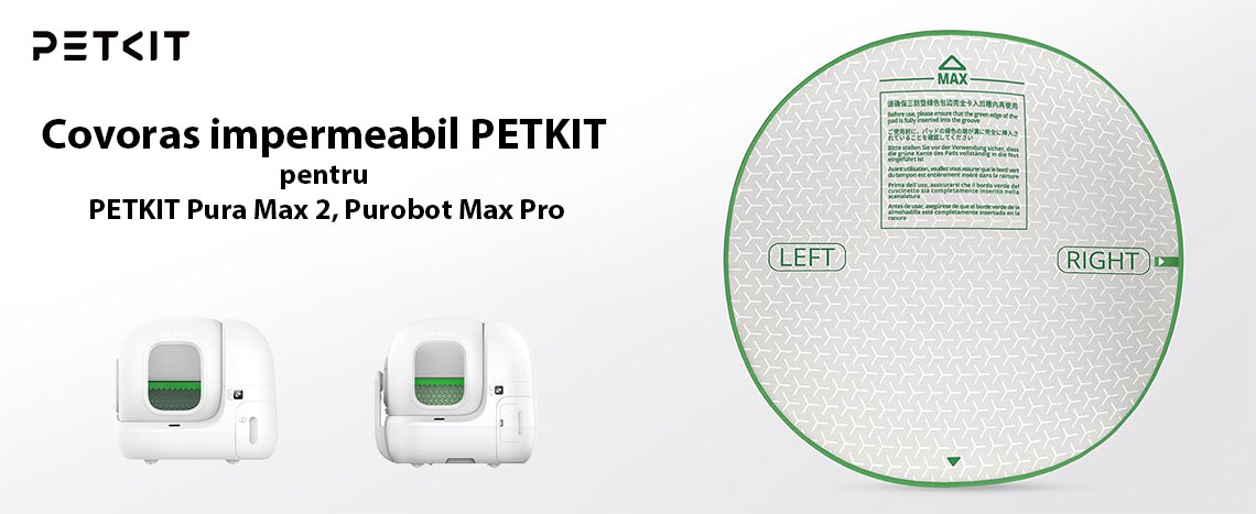 Covoras impermeabil  PETKIT Cat Litter Pad MAX este conceput pentru a oferi o absorbtie excelenta a lichidelor, mentinand zona litierei uscata si fara mirosuri neplacute. Datorita structurii sale avansate, retine eficient umezeala si blocheaza mirosurile, oferind un mediu mai curat si mai confortabil pentru pisica ta.