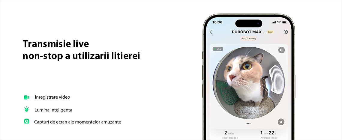 Litiera smart PETKIT Purobot Max Pro